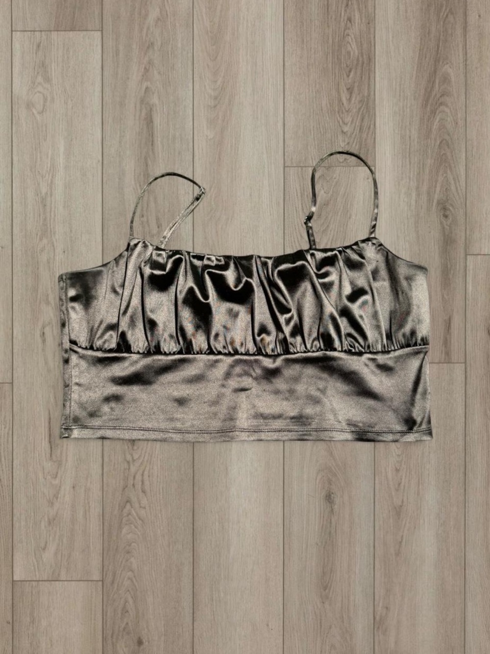 Satin Cami Crop Top